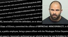 mugshot of Dante Salinas, charging documents